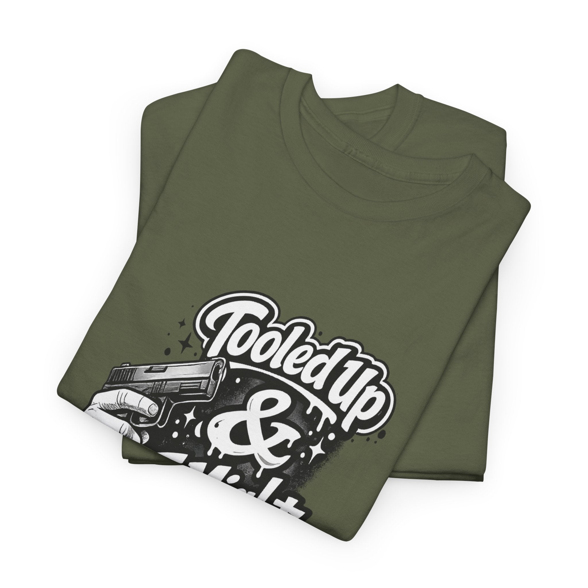 T-Shirt — 'Tooled Up & I Might Be' Mechanic Garage Tee