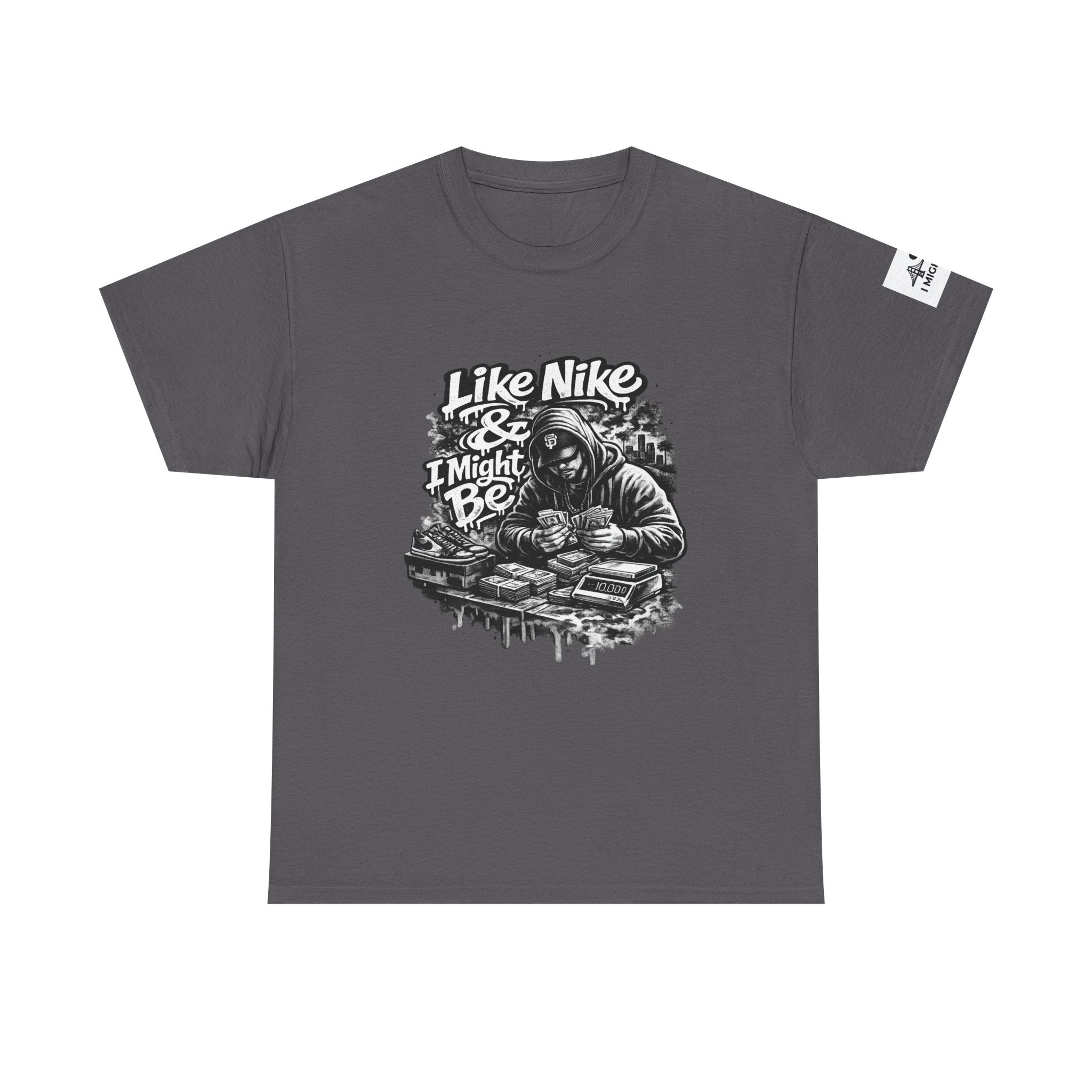 T-Shirt — "Like Nike & I Might Be" Vintage D-Boi Graphic Tee