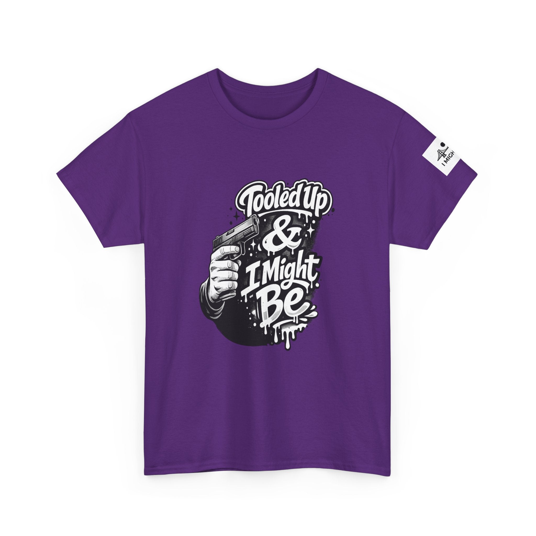 T-Shirt — 'Tooled Up & I Might Be' Mechanic Garage Tee
